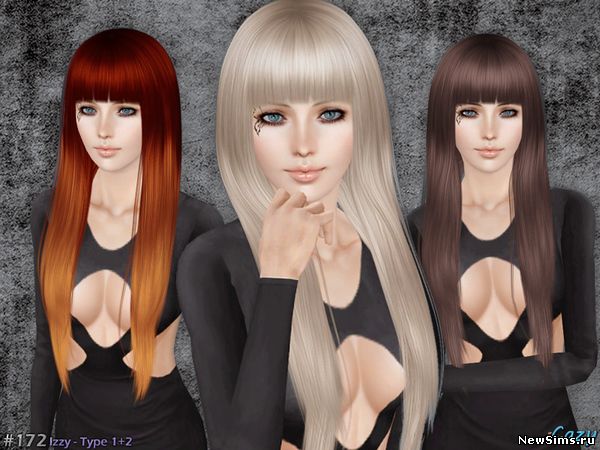 причёски - The Sims 3: женские прически.  - Страница 12 IzzyHairstyleSetbyCazy_1