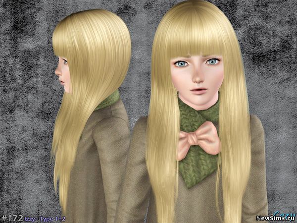 The Sims 3: женские прически.  - Страница 12 IzzyHairstyleSetbyCazy_2