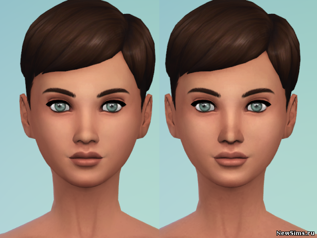 The Sims 4: Скины для кожи NonDefaultFemaleSkintoneV2_2