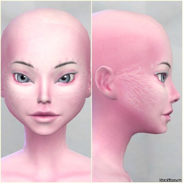 sims - The Sims 4: Скины для кожи Pink_Alien_Skin