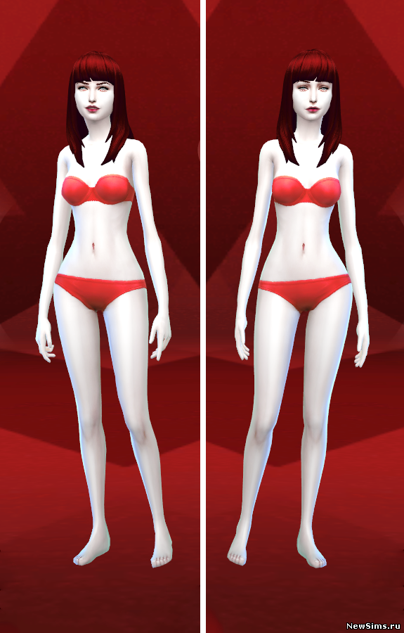 The Sims 4: Скины для кожи Skin_1_for_Females_2
