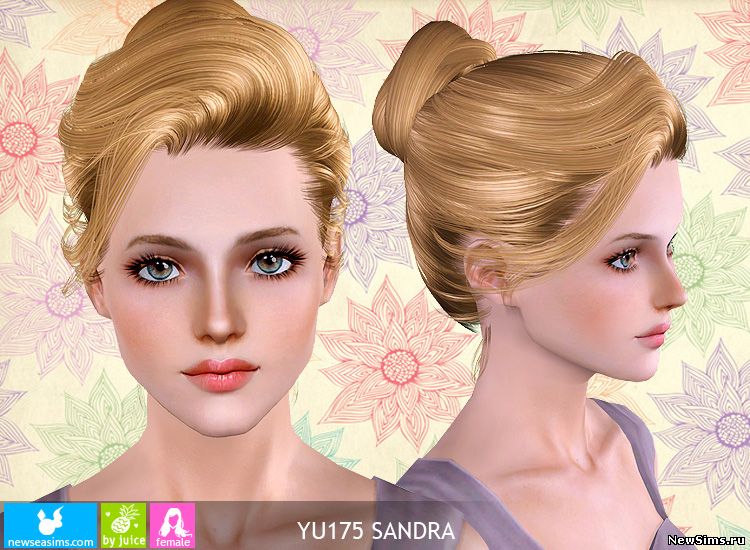 причёски - The Sims 3: женские прически.  - Страница 12 YU175_Sandra_by_Newsea_2