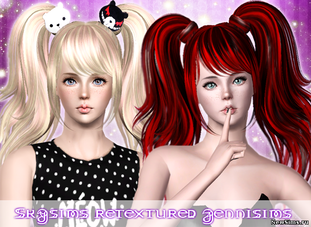 Женщины | Прически - Страница 2 SkySims_Hair_199_retextured_All_ages_by_Jennisims