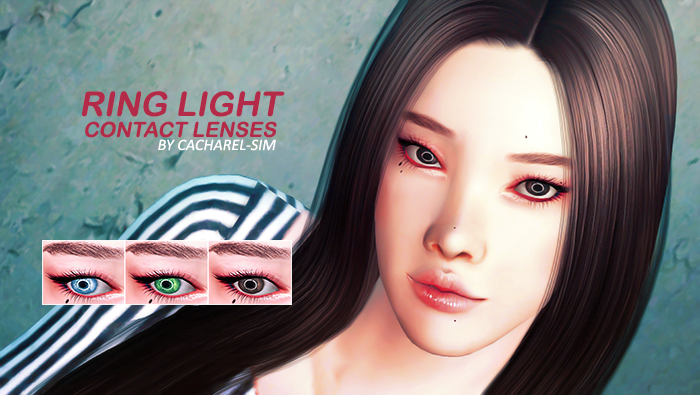 sims - The Sims 3: Глаза - Страница 15 Ring_light_contact_lenses_1