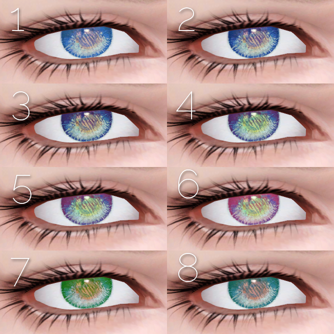 sims - The Sims 3: Глаза - Страница 15 Starry_Night_Eye_2