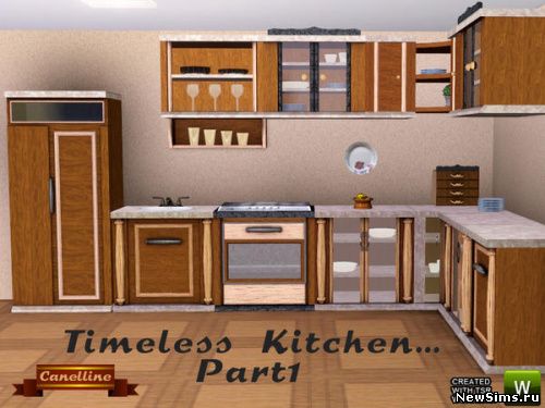 the sims 3: кухни - Страница 2 415TimelessKitchenCanelline
